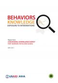 Behaviors, Knowledge, and Exposure to Interventions: Report from a Behavioral Surveillance Survey Port Moresby, Papua New Guinea 2011