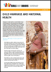 Child Marriage and Maternal Health