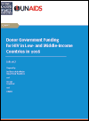 Donor Government Funding for HIV in Low- and Middle-Income Countries in 2016