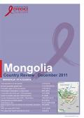 Mongolia Country Review 2011