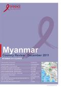 Myanmar Country Review 2011