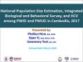 National Population Size Estimation, Integrated Biological and Behavioral Survey, and HCV among PWID and PWUD in Cambodia