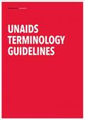 UNAIDS Terminology Guidelines