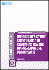 HIV Drug Resistance Surveillance in Countries Scaling Up Pre-exposure Prophylaxis
