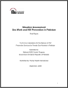Situation Assessment Sex Work and HIV Prevention in Pakistan: Final Report