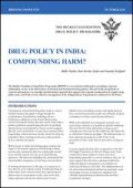 Drug Policy in India 2005: Compounding Harms