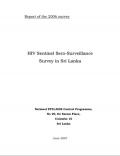 Report of the 2006 Survey: HIV Sentinel Surveillance Survey in Sri Lanka