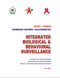 Integrated Biological and Behavioral Survey in Pakistan Summary Report - Balochistan: Round 1 - 2005-2006