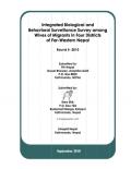 Integrated Biological and Behavioral Surveillance Survey among Wives of Migrants in Four Districts of Far Western Nepal: Round II - 2010