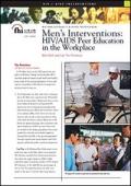 Men's Interventions: HIV/AIDS Peer Education in the Workplace