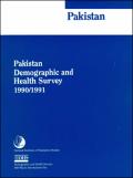 Pakistan: Demographic and Health Survey 1990-1991