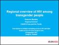 Regional Overview of HIV among Transgender People