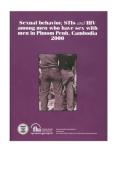 Sexual behavior, STIs and HIV among Men who have Sex with Men in Phnom Penh, Cambodia 2000
